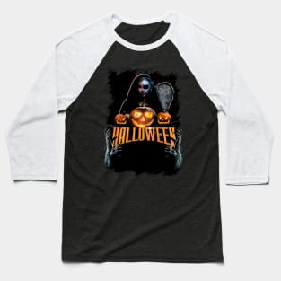 Halloween Girl Baseball T-Shirt